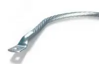 Проводник заземляющий П-750 S=6 мм (с двумя након.) - foto